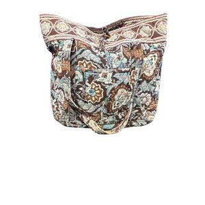 Vera Bradley Small Tic Tac Tote - Java Blue